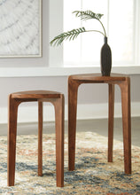 Load image into Gallery viewer, Brynnleigh - Accent Table Set (Set of 2) - Medium Brown