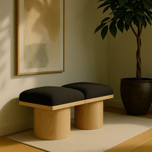 Load image into Gallery viewer, Pavilion - 2 Piece Modular Bench With Natural Base