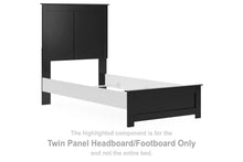 Load image into Gallery viewer, Maribel - Twin Panel Headboard/Footboard - Black