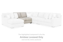 Load image into Gallery viewer, LaureLGrove - Armless Loveseat - Pebble