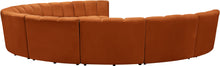 Load image into Gallery viewer, Infinity - 9 Piece Velvet Modular Sectional