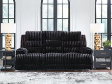 Load image into Gallery viewer, Rhine Falls - Reclining Power Sofa With Drop Down Table - Onyx