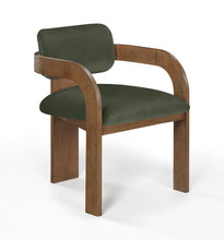 Load image into Gallery viewer, Cedra - Velvet Performance Fabric Upholstered Dining Chair (Set of 2) - Brown Frame