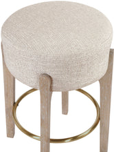 Load image into Gallery viewer, Torino - Backless Counter Stool With Brushed Natural Base (Set of 2)