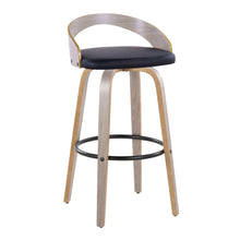 Load image into Gallery viewer, Grotto - Contemporary Fixed Height Barstool With Swivel With Round Footrest (Set of 2)
