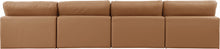 Load image into Gallery viewer, Comfy - Faux Leather Modular Armless Sofa 4 Seats