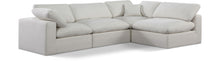 Load image into Gallery viewer, Comfy - 4 Piece Linen Fabric Modular Armless Sectional
