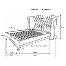 Load image into Gallery viewer, Barzini Wingback Platform Bed