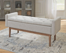 Load image into Gallery viewer, Briarson - Storage Bench - Beige / Brown