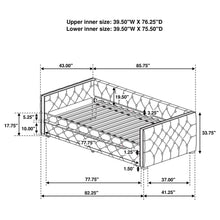 Load image into Gallery viewer, Mockern Daybed with Trundle