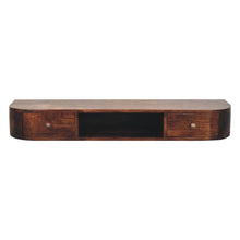 Load image into Gallery viewer, Lunar - Floating Console With 2 Drawer - Chestnut
