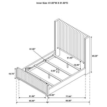 Load image into Gallery viewer, Natasha Wingback Bed