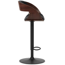 Load image into Gallery viewer, Archer - Adjustable Swivel Bar Stool - Black
