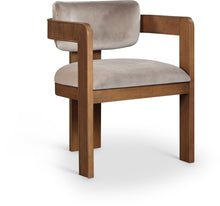 Load image into Gallery viewer, Sacha - Velvet Dining Chair With Brown Base (Set of 2)