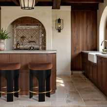 Load image into Gallery viewer, Bocceli - Counter Stool - Black Base