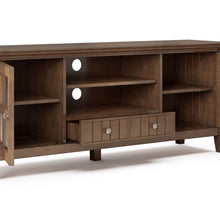 Load image into Gallery viewer, Acadian - TV Media Stand - Rustic Natural Aged Brown