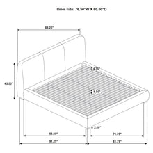 Load image into Gallery viewer, Mokena Panel Platform Bed