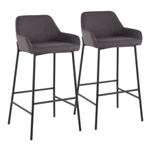 Load image into Gallery viewer, Daniella - Industrial Fixed Height Bar Stool (Set of 2)