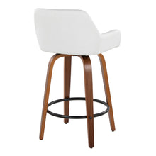Load image into Gallery viewer, Daniella - Contemporary Fixed Height Counter Stool With Swivel With Round Footrest (Set of 2)