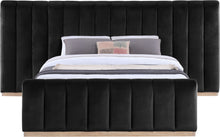 Load image into Gallery viewer, Amara - Velvet Upholstered Bed