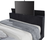 Load image into Gallery viewer, Tisdall Wingback TV Bed with Flame Visualizer - Ego Home Furniture