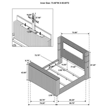 Load image into Gallery viewer, Tisdall Wingback TV Bed with Flame Visualizer - Ego Home Furniture
