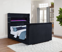 Load image into Gallery viewer, Tisdall Wingback TV Bed with Flame Visualizer - Ego Home Furniture