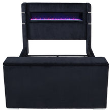 Load image into Gallery viewer, Tisdall Wingback TV Bed with Flame Visualizer - Ego Home Furniture