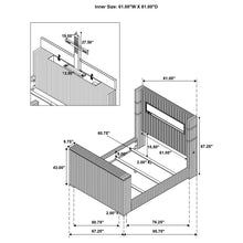 Load image into Gallery viewer, Tisdall Wingback TV Bed with Flame Visualizer - Ego Home Furniture