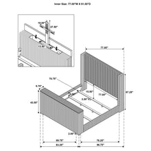 Load image into Gallery viewer, Centergrove Wingback TV Bed