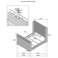 Load image into Gallery viewer, Centergrove Wingback TV Bed