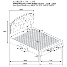 Load image into Gallery viewer, Marianna Panel Platform Storage Bed