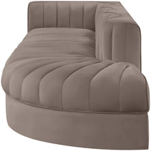 Load image into Gallery viewer, Rummi - Velvet Performance Fabric Upholstered 4 Piece Modular Sectional With Reverse Corner Chair