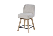Load image into Gallery viewer, Pagosa - Counter Height Swivel Stool (Set of 2) - English Knotty Oak / Gray