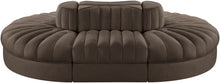 Load image into Gallery viewer, Rummi - Oval Velvet Performance Fabric Upholstered 6 Piece Modular Sectional