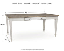 Load image into Gallery viewer, Skempton - RECT DRM Table w/Storage - White