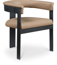Load image into Gallery viewer, Romeo - Faux Leather Dining Chair With Black Base (Set of 2)