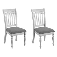 Load image into Gallery viewer, Slat Back Dining Chairs (Set of 2) - Gray
