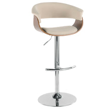 Load image into Gallery viewer, Vintage Mod - Mid Century Modern Adjustable Height Barstool With Swivel With Rounded T Footrest (Set of 2)