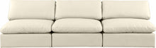 Load image into Gallery viewer, Comfy - Faux Leather Modular Armless Sofa 3 Seats