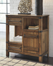 Load image into Gallery viewer, Roybeck - Accent Cabinet - Light Brown / Bronze