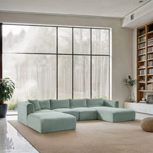 Load image into Gallery viewer, Shaggy - 5 Piece Modular Sectional With Chaise And Ottoman