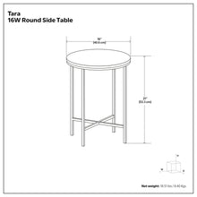 Load image into Gallery viewer, Tara - Side Table - Gold