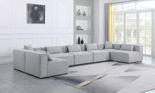 Load image into Gallery viewer, Cube - Linen 7 Piece Modular U-Shaped Sectional