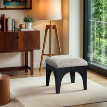 Load image into Gallery viewer, Lawson - Chenille Fabric Ottoman - Black Base
