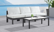 Load image into Gallery viewer, Nizuc - Outdoor Patio 3 Seat Armless Modular Sofa With Gray Frame