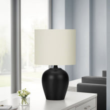 Load image into Gallery viewer, Lighting, Table Lamp, Transitional - Black / Cream