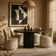 Load image into Gallery viewer, Cirelle - Linen Textured Performance Fabric Dining Chair (Set of 2)