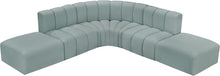 Load image into Gallery viewer, Arc - Faux Leather 6 Piece Corner Modular Sofa