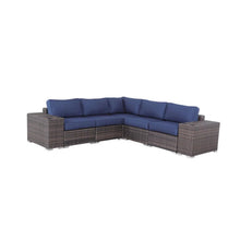 Load image into Gallery viewer, Modern Rattan Wicker Seating Group With Cushions